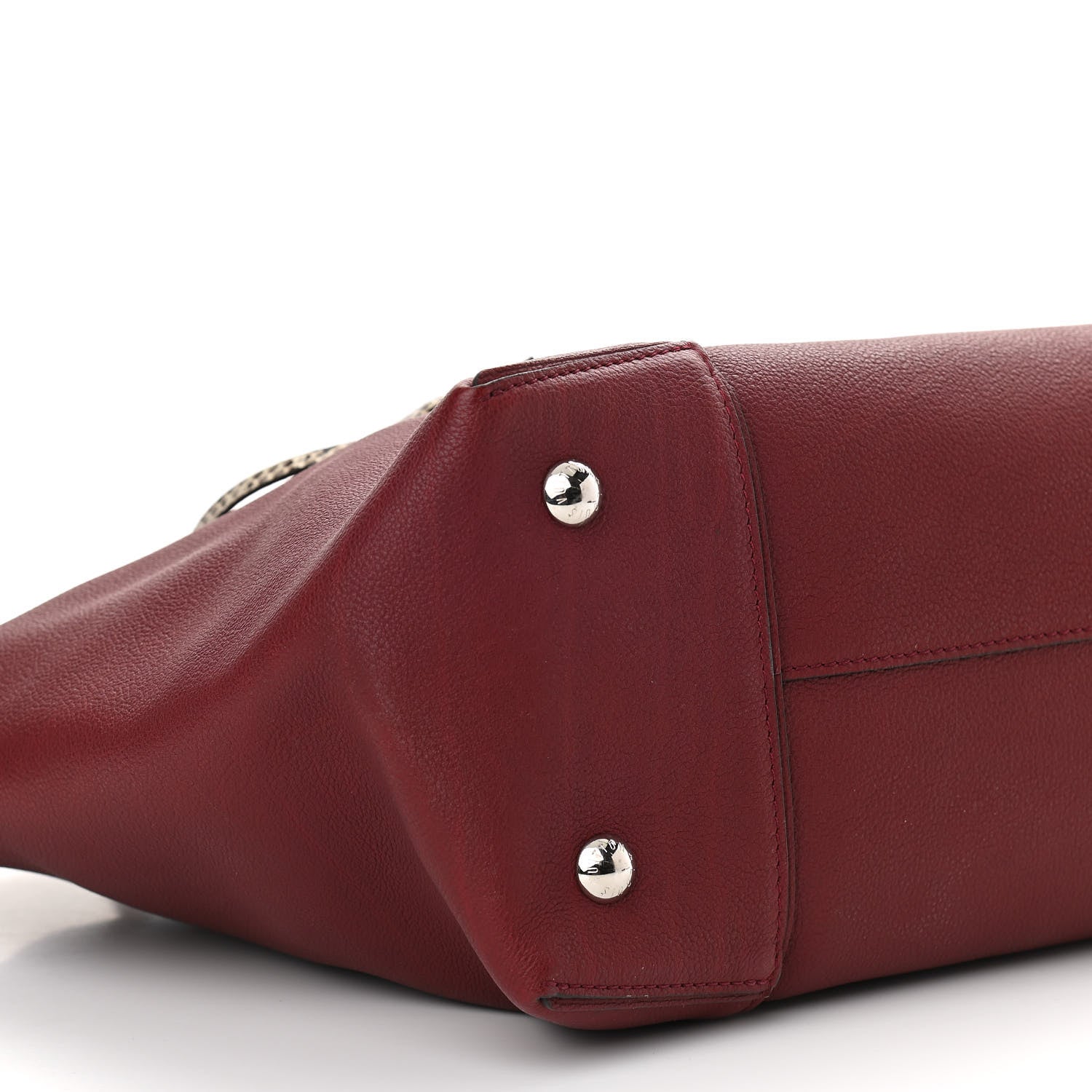 Louis Vuitton Veau Cachemire Ayers Soft Lockit MM Grenat 10 of 11