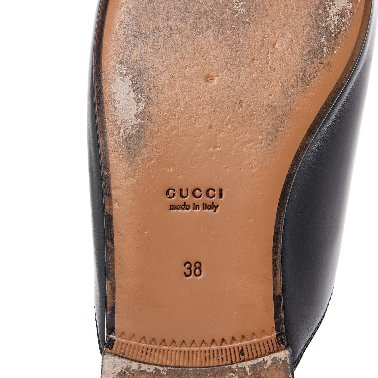 Calfskin Womens Princetown Slippers 38 Black