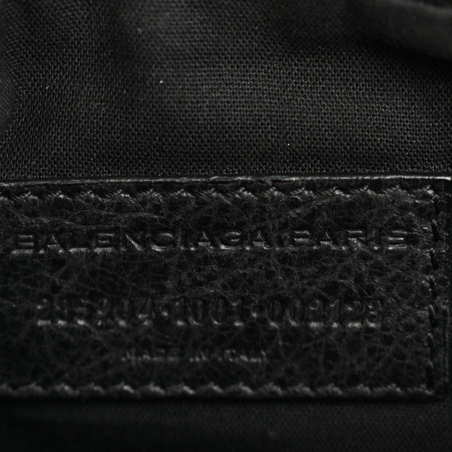 Balenciaga Agneau Arena Classic Hardware Grip Wallet Black 6 of 9