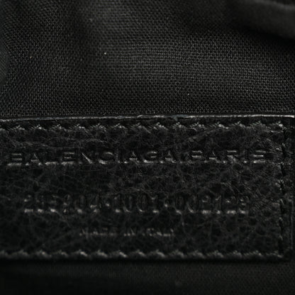 Balenciaga Agneau Arena Classic Hardware Grip Wallet Black 6 of 9