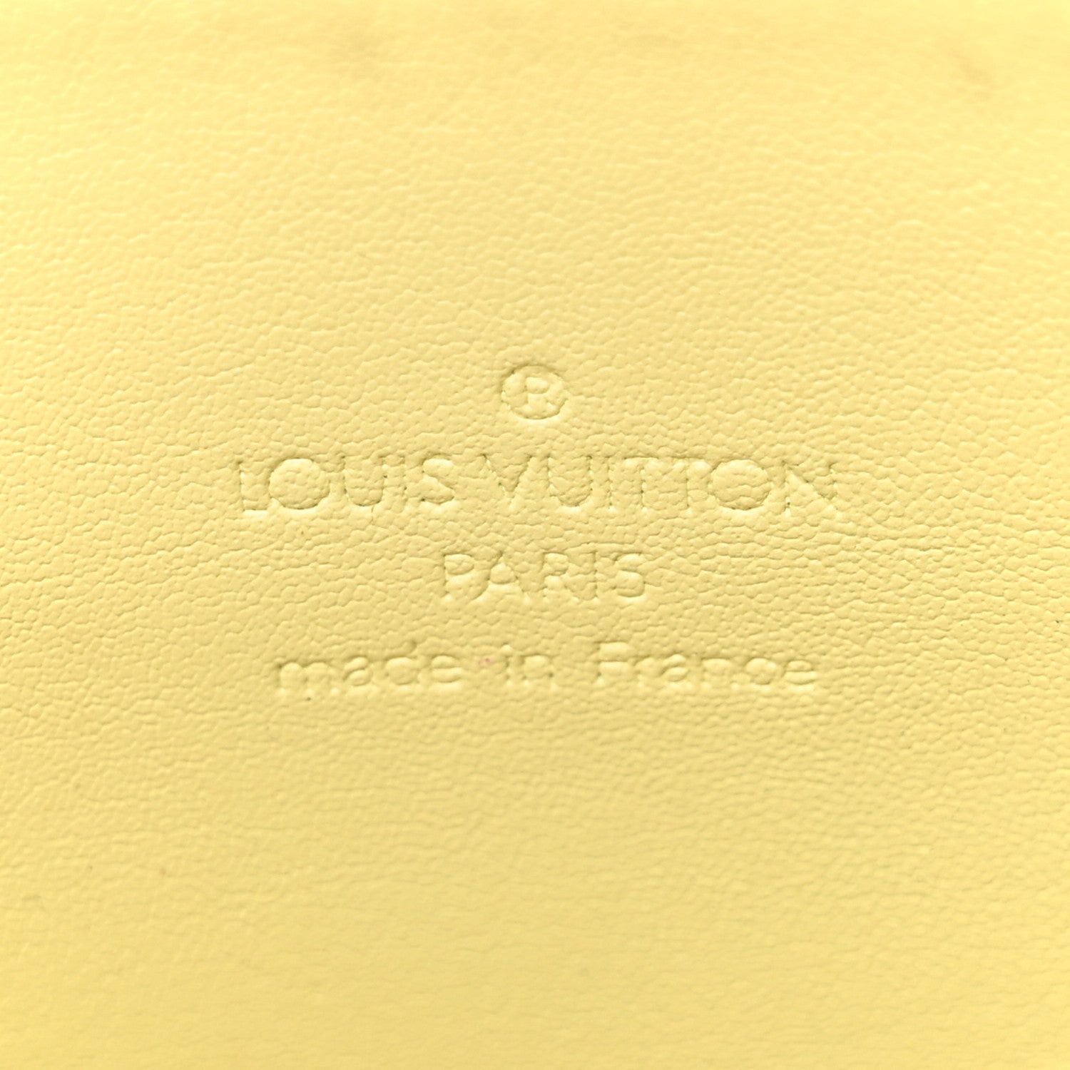Louis Vuitton Vernis Mott Yellow 5 of 12