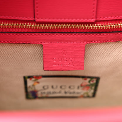 Gucci Nappa Bamboo Printed Nymphaea Top Handle Bag Multicolor 7 of 11