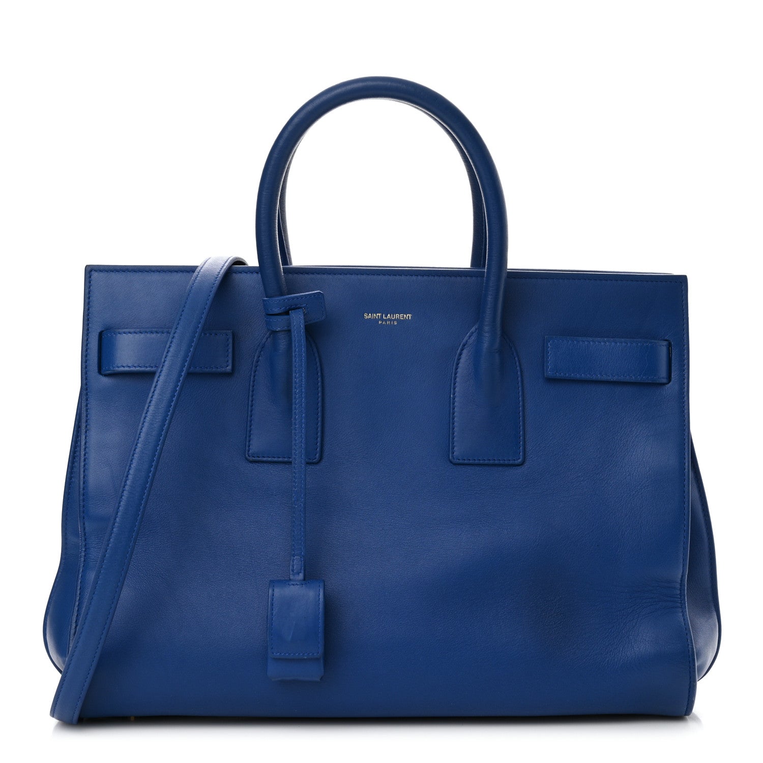 Saint Laurent Calfskin Small Sac De Jour Blue Majorelle 1 of 13