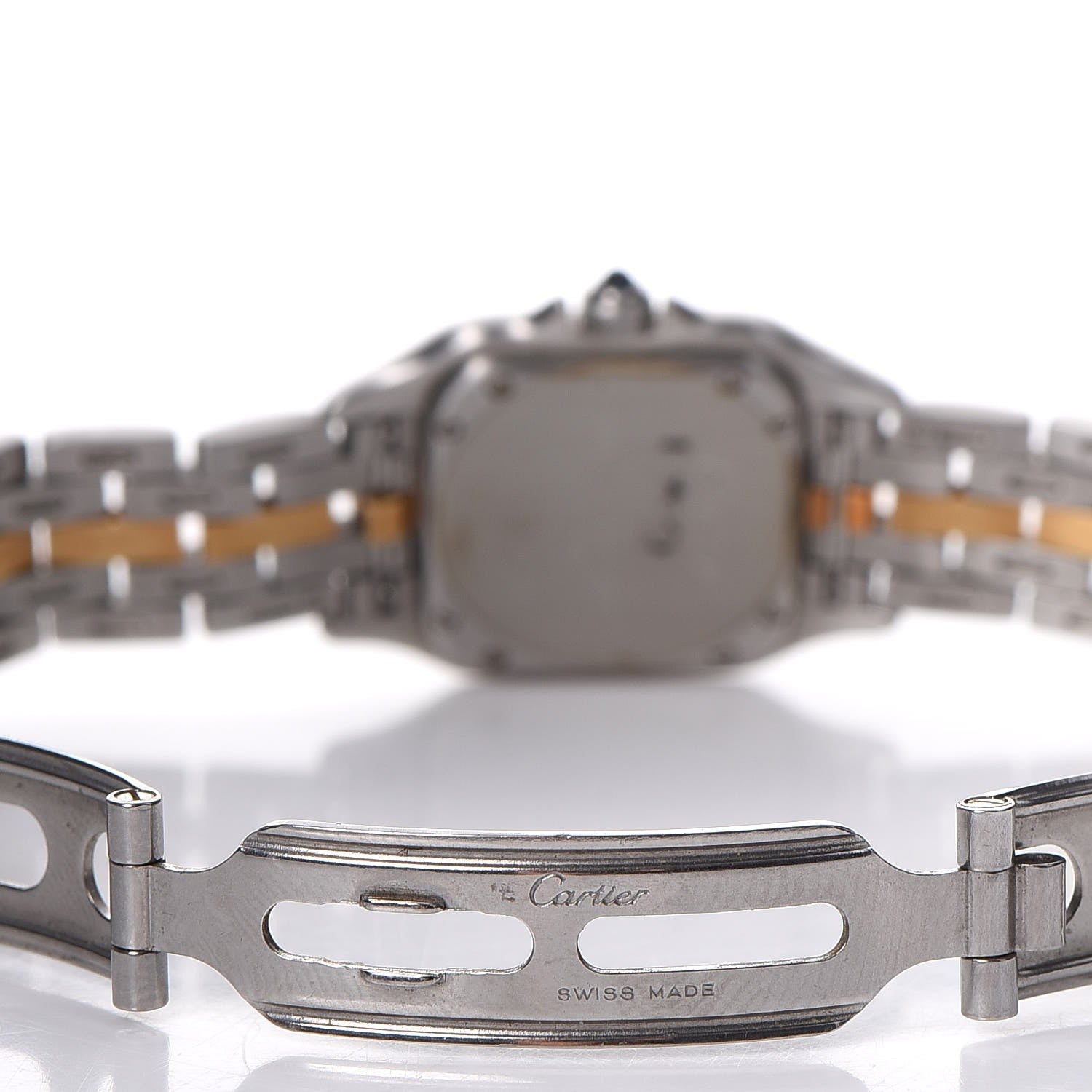 Cartier Stainless Steel 18K Yellow Gold 22mm Panthere Quartz Watch 6 of 7