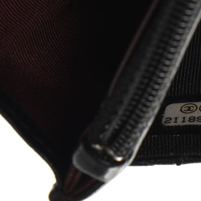 Chanel Lambskin Quilted Wallet On Chain WOC Black 9 of 9