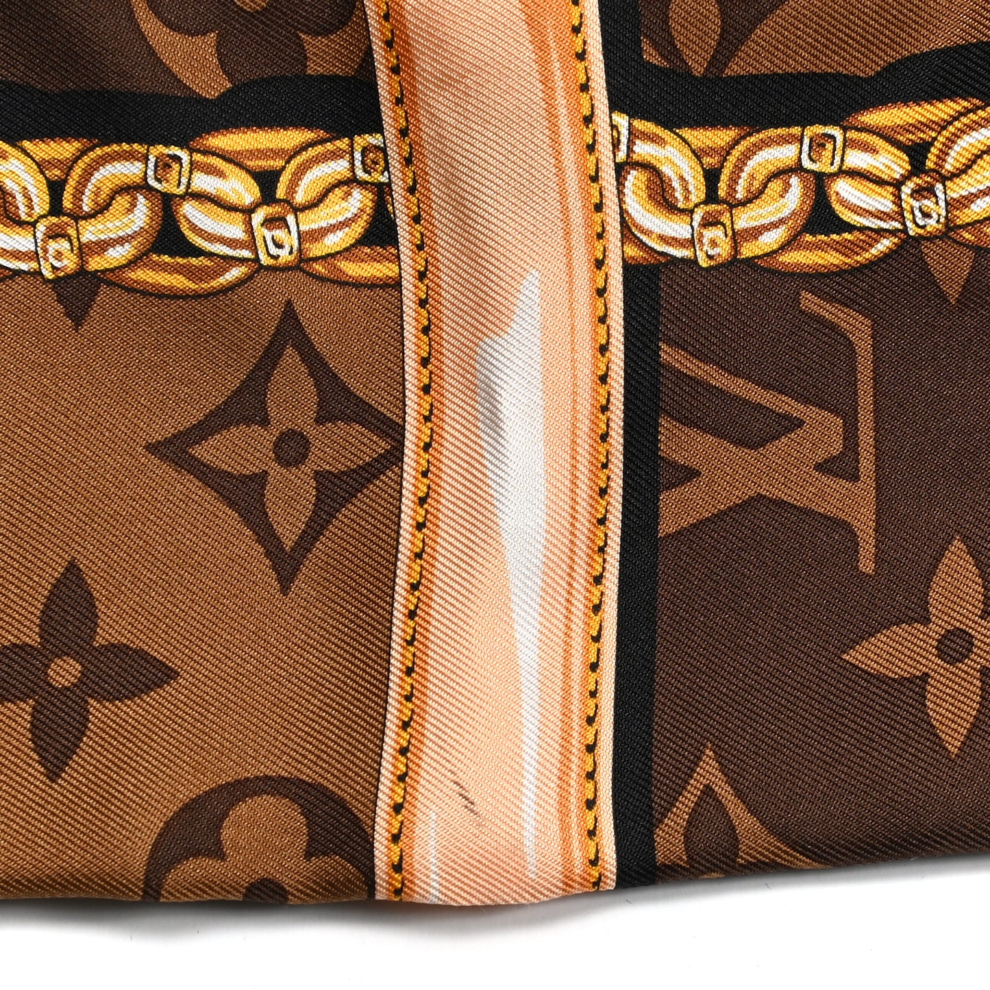 Silk Monogram Confidential Bandeau Brown