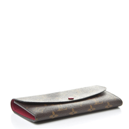 Louis Vuitton Monogram Emilie Wallet Fuchsia 4 of 8