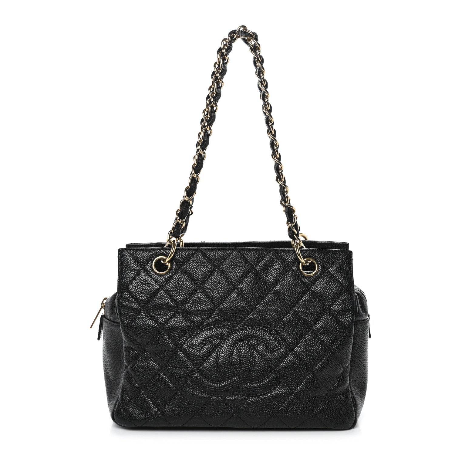 Chanel Caviar Quilted Petit Timeless Tote PTT Black 1 of 11