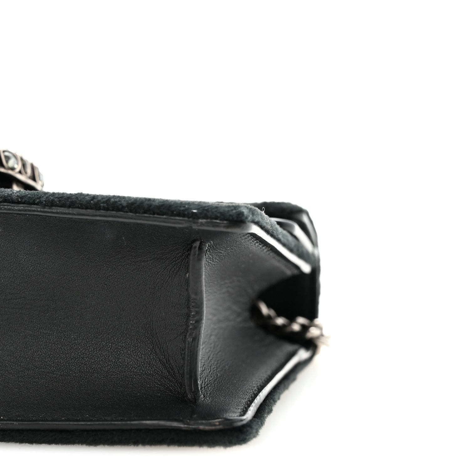 Gucci Velvet Super Mini Dionysus Shoulder Bag Black 9 of 9