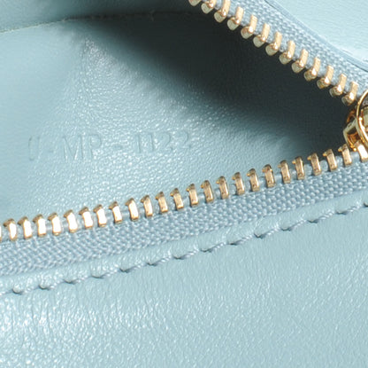 Celine Leather Vertical Bi-Color Cabas Light Blue Black 8 of 8