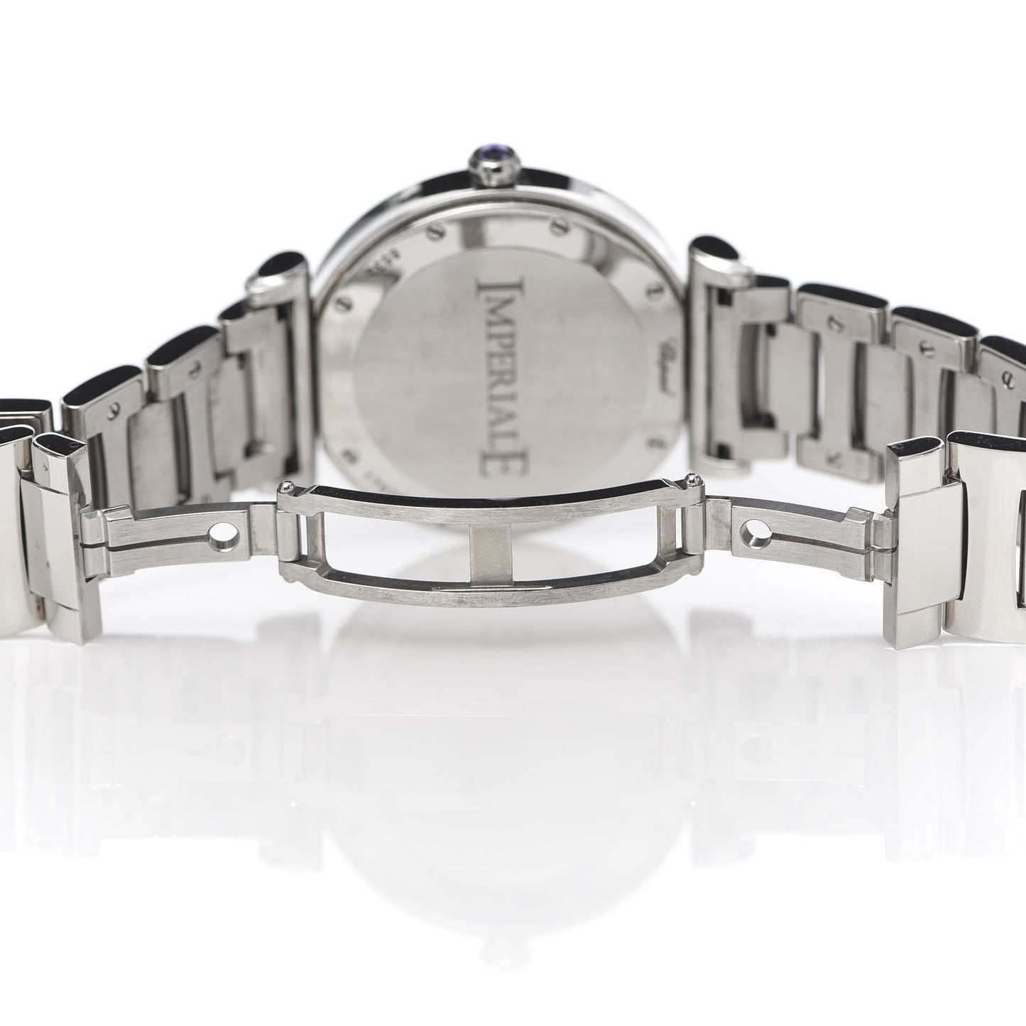Stainless Steel Diamond Bezel Mother of Pearl 36mm Imperiale Quartz Watch