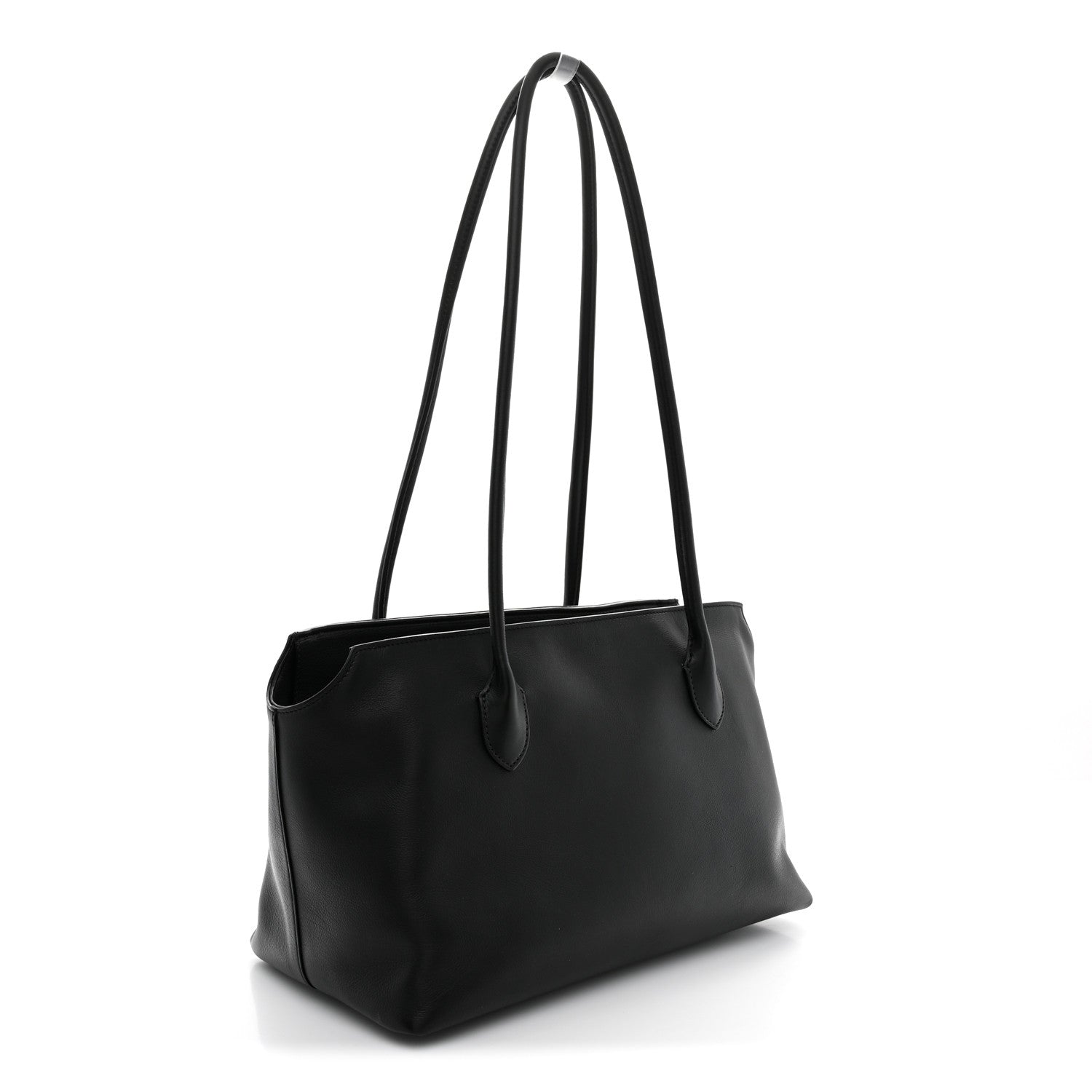 The Row Grained Calfskin Terrasse Bag Black 3 of 9