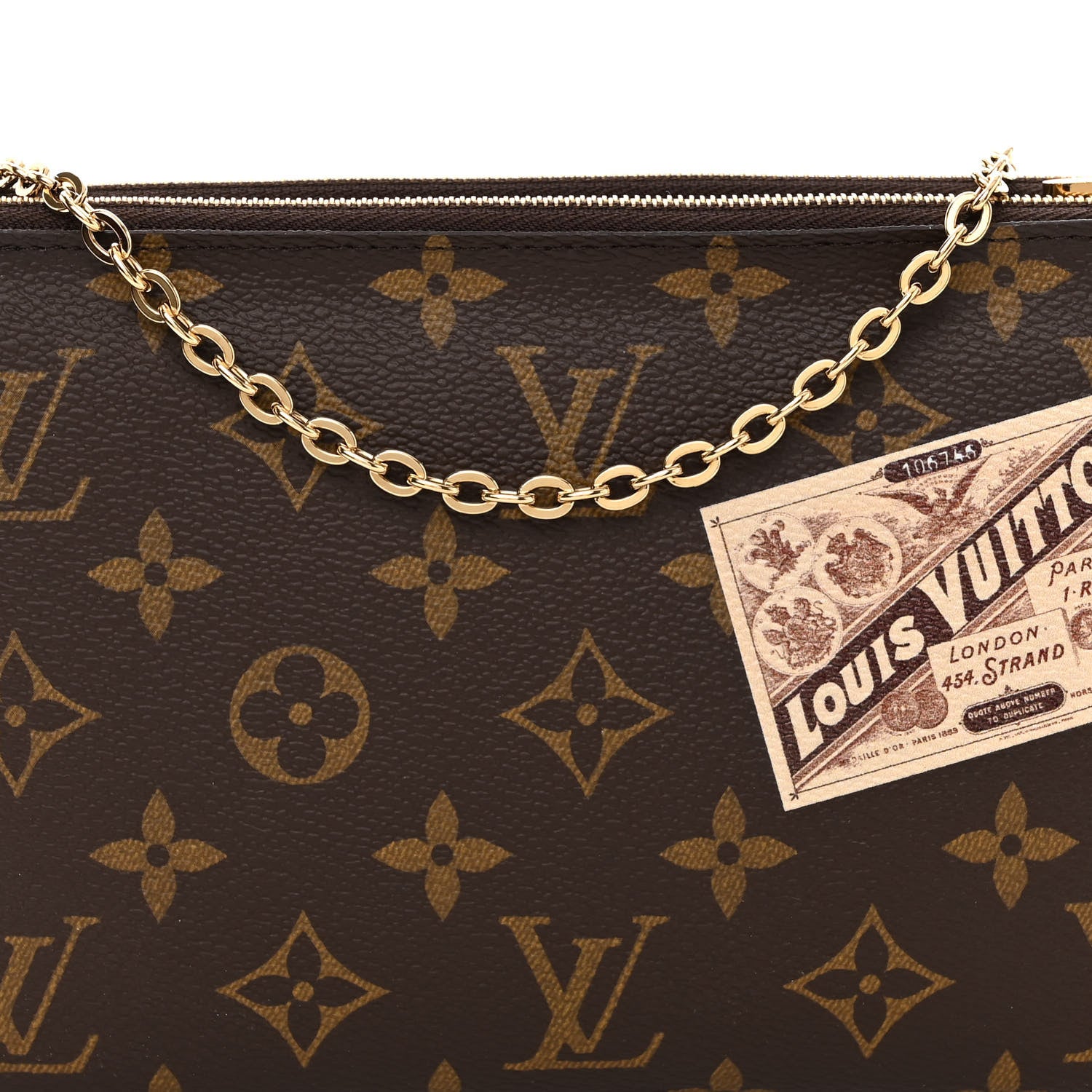 Louis Vuitton Monogram World Tour Double Zip Pochette 8 of 10