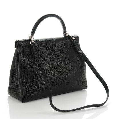 Hermes Togo Kelly Retourne 32 Black 3 of 24