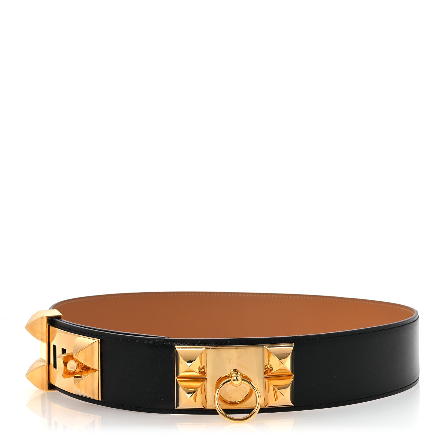 Hermes Box 50mm Collier De Chien CDC Belt 80 32 Black 1 of 8