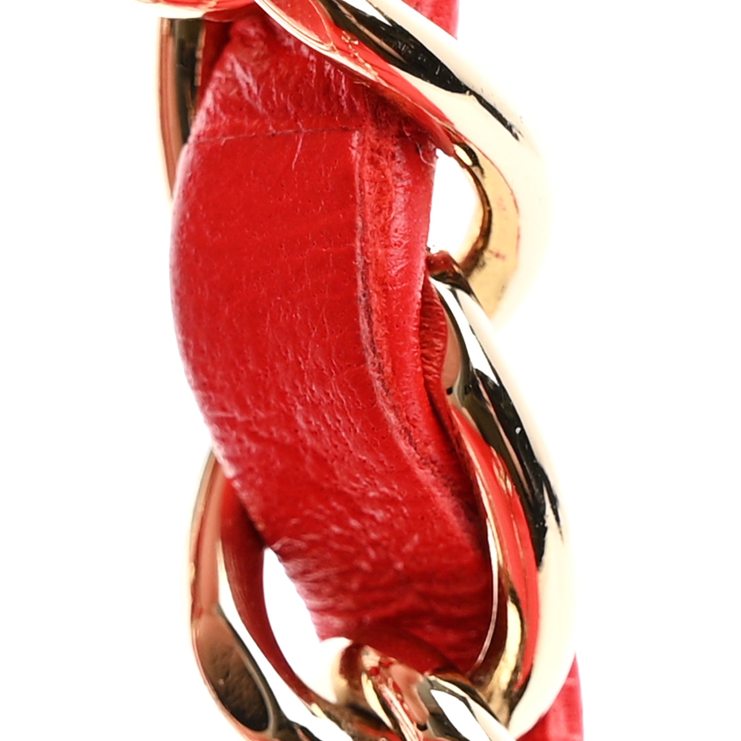 Lambskin Resin Crystal Square Quilted Monacoco Mini Flap Red