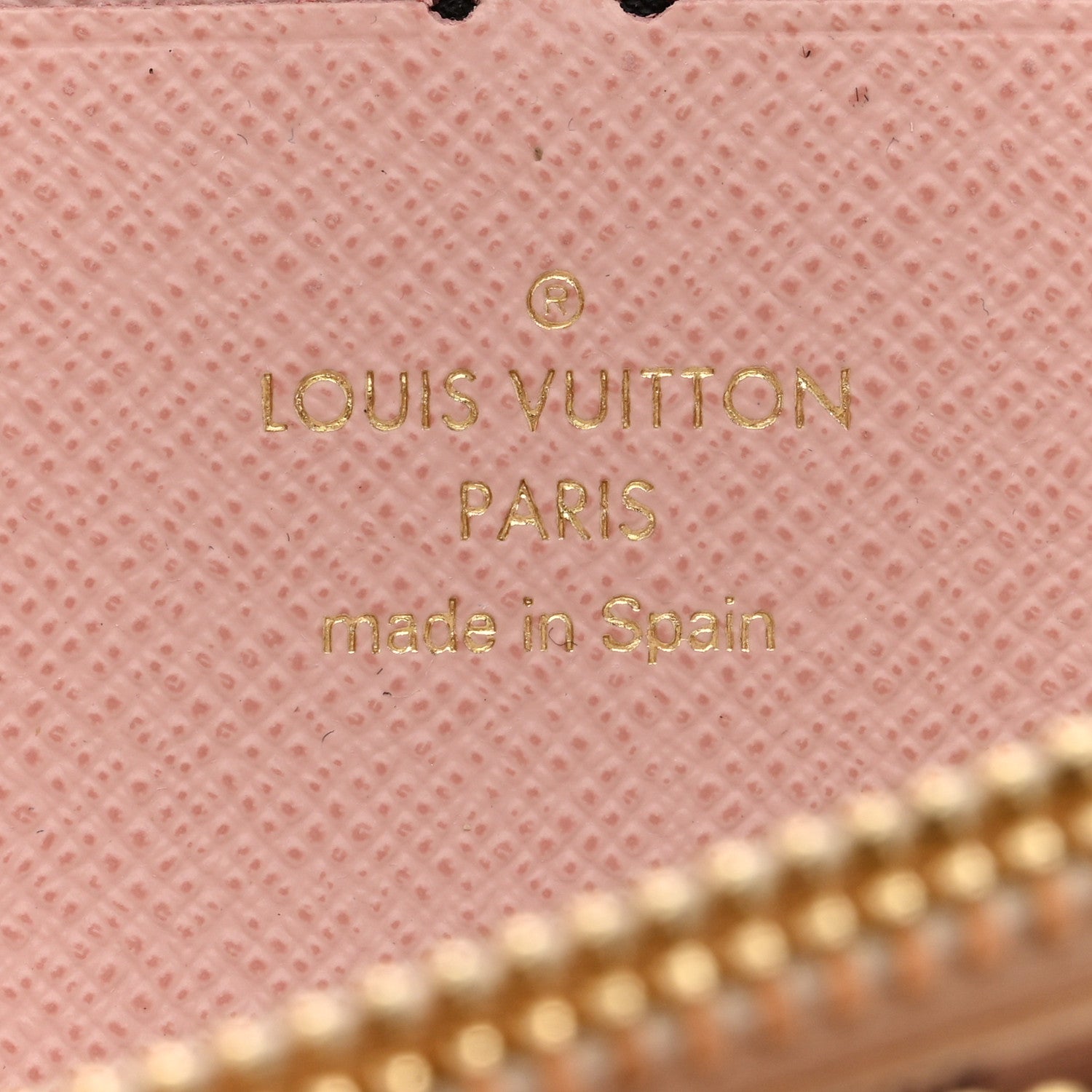 Louis Vuitton Damier Azur Clemence Wallet Rose Ballerine 5 of 10