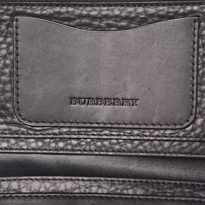 Burberry Grained Calfskin Zip Wallet Black 7 of 10