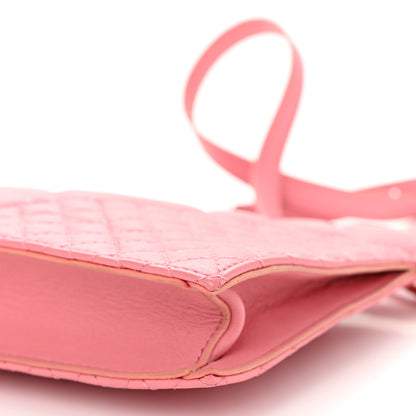 Versace Nappa Quilted Medusa Tribute Icon Flat Crossbody Bag Pink 9 of 11