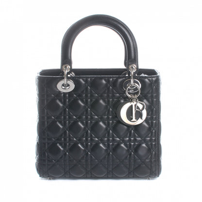 Christian Dior Lambskin Cannage Medium Lady Dior Black 1 of 8