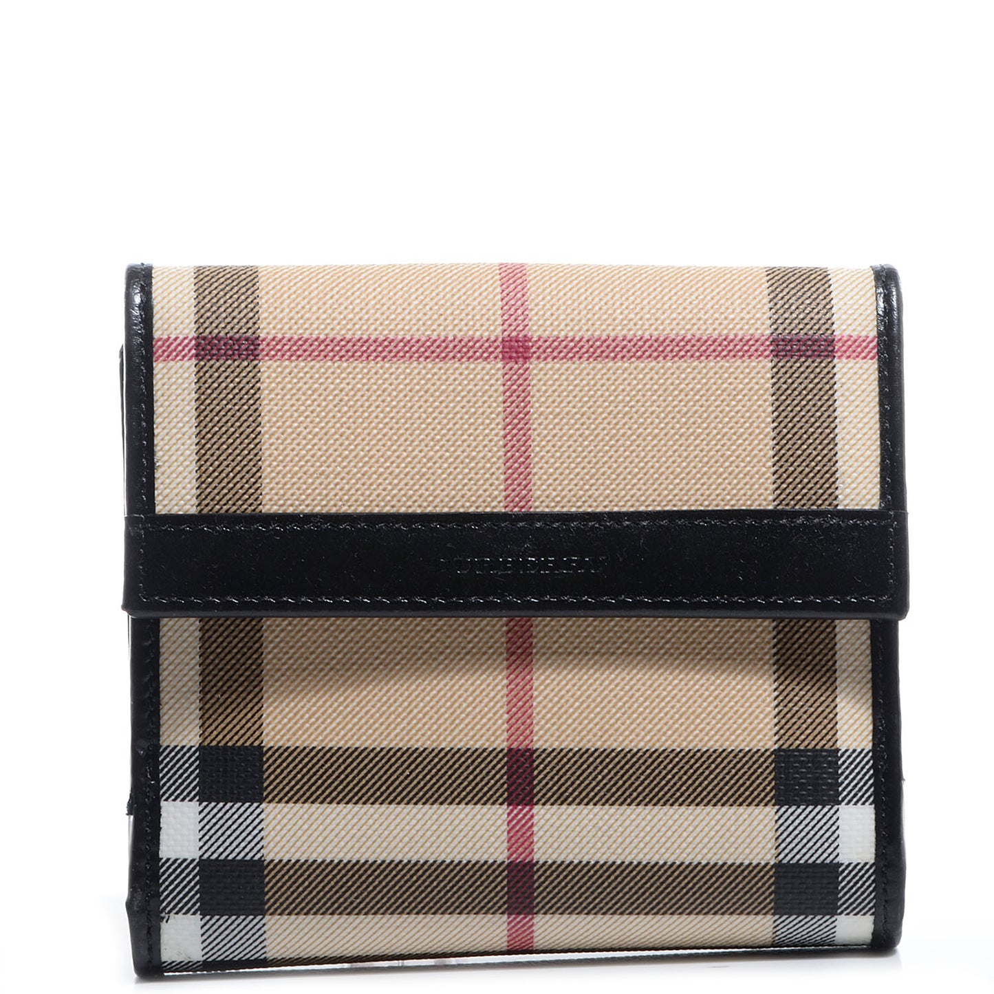 Nova Check Compact Wallet Black