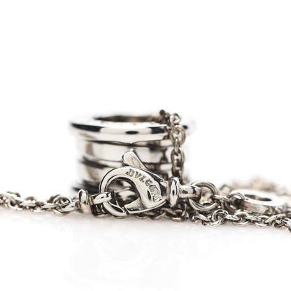 Bulgari 18K White Gold B.Zero1 Pendant Necklace 4 of 7