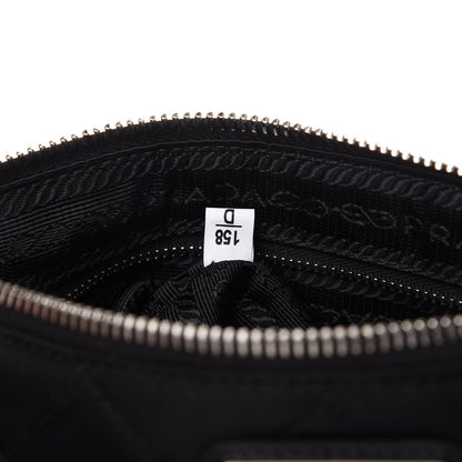 Prada Nylon Tessuto Impuntu Quilted Crossbody Bag Black 9 of 10