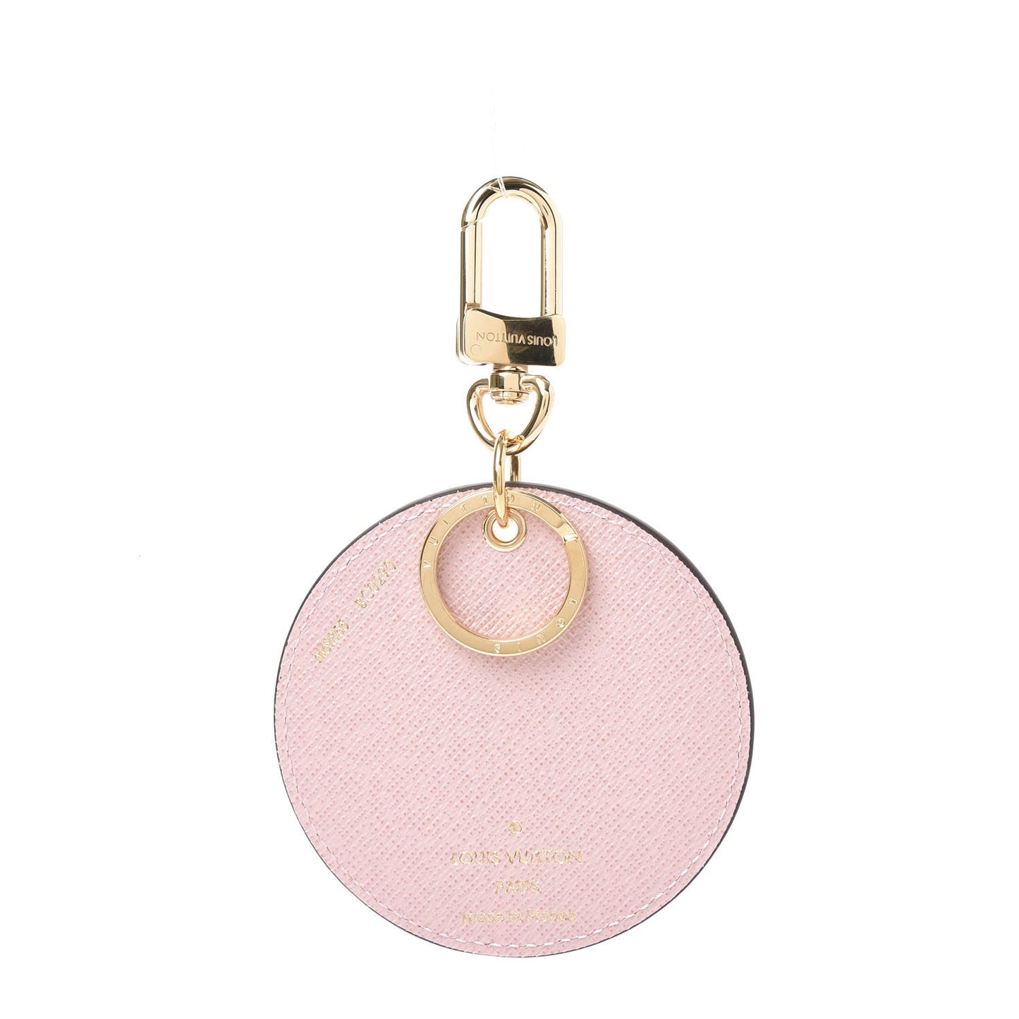 Monogram 2020 Christmas Animation Big Wheel Bag Charm Key Ring Rose Ballerine