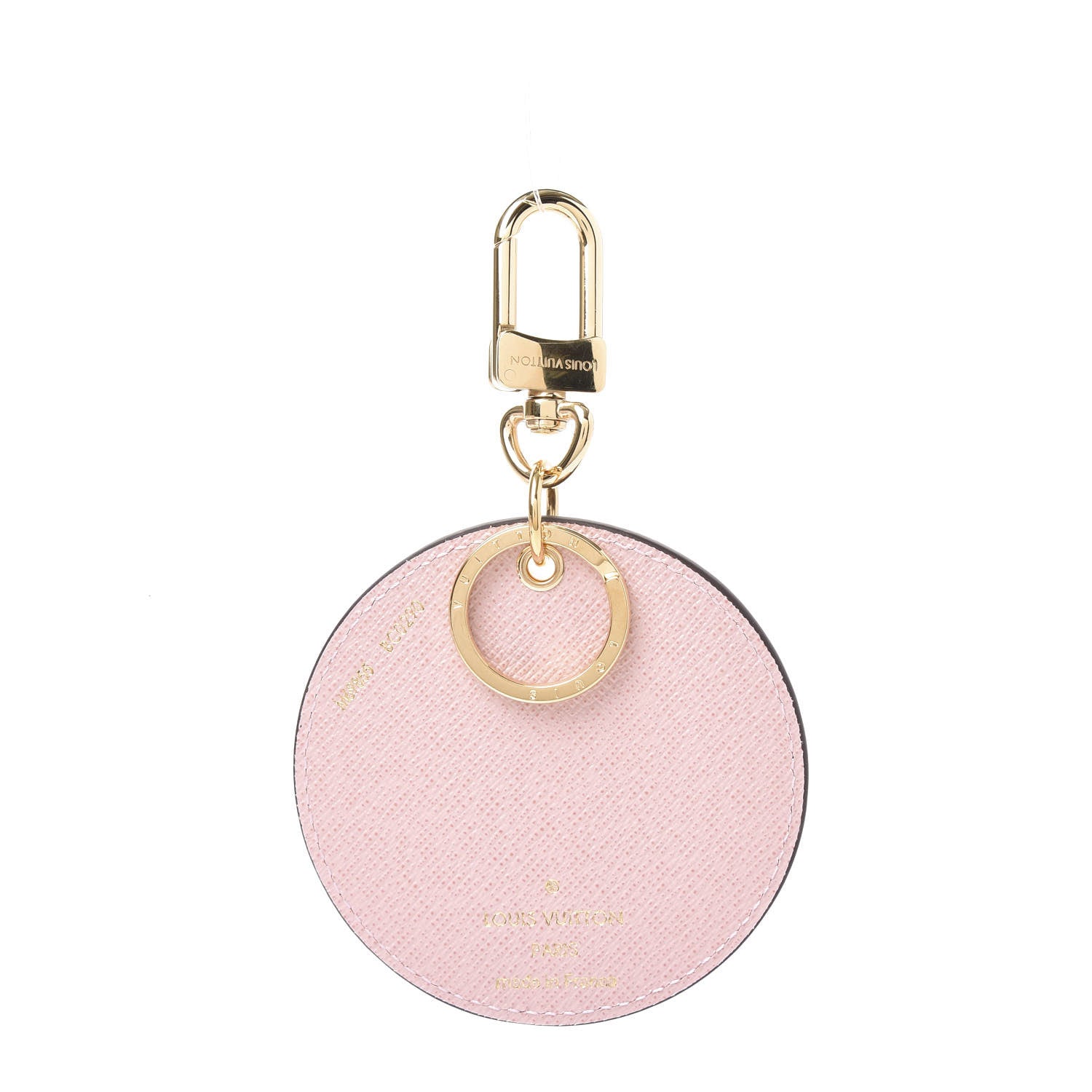 Louis Vuitton Monogram 2020 Christmas Animation Big Wheel Bag Charm Key Ring Rose Ballerine 3 of 4