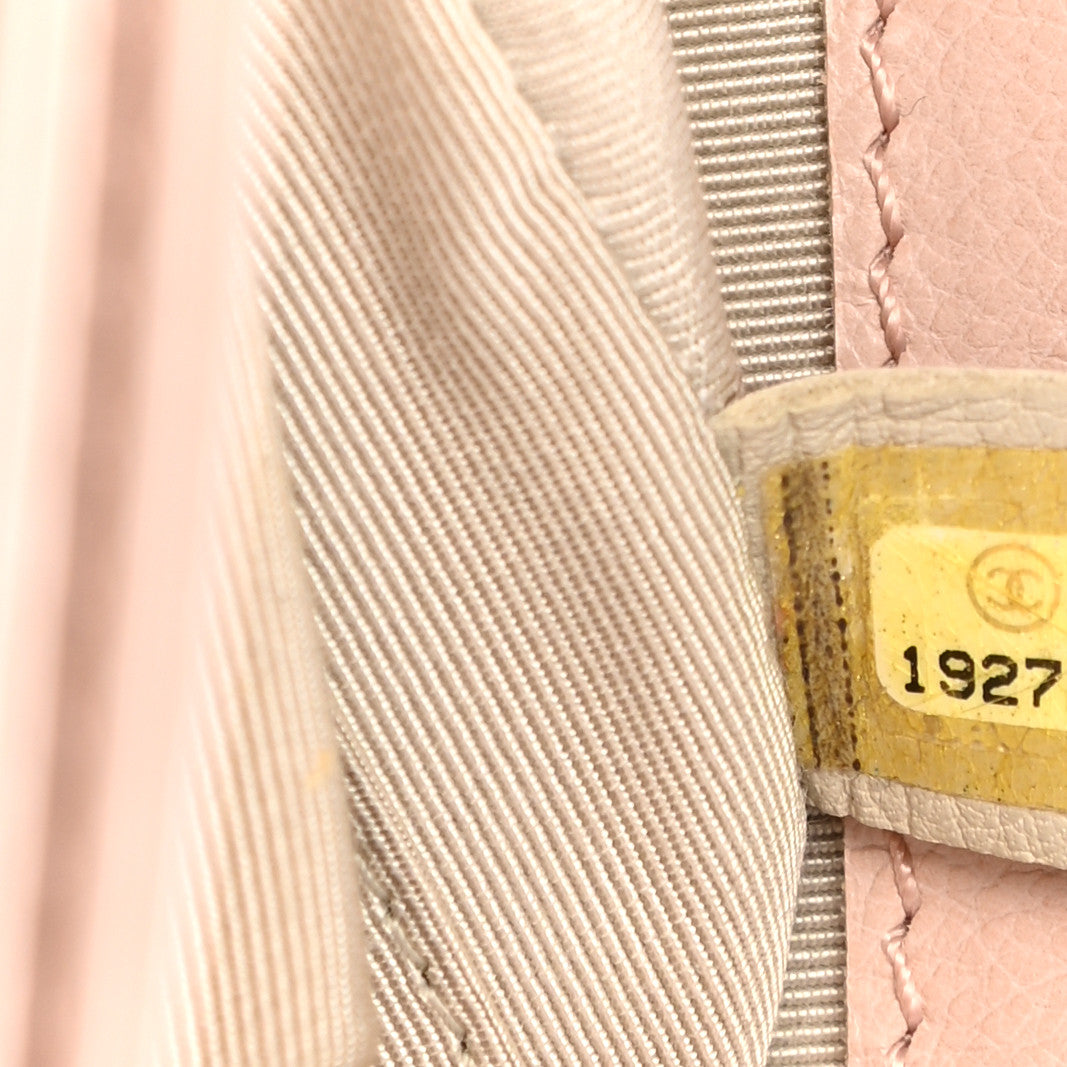 Calfskin New Medium Boy Reverso Flap Light Pink