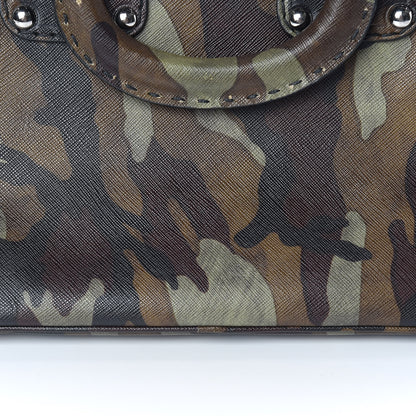 Prada Saffiano Camouflage Military Tote Mimetico 12 of 18