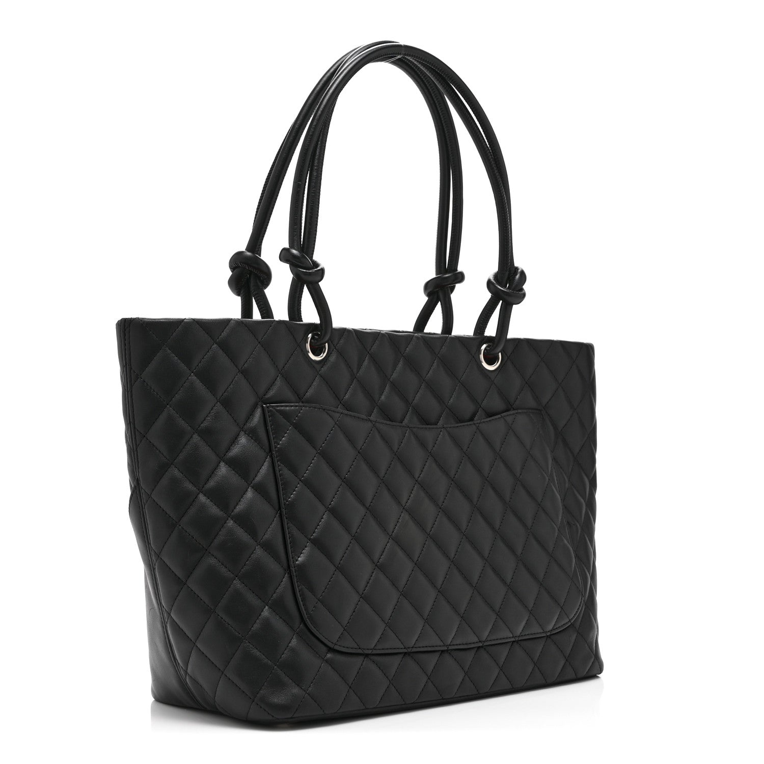 Chanel Calfskin Quilted Large Cambon Tote Black 3 of 10
