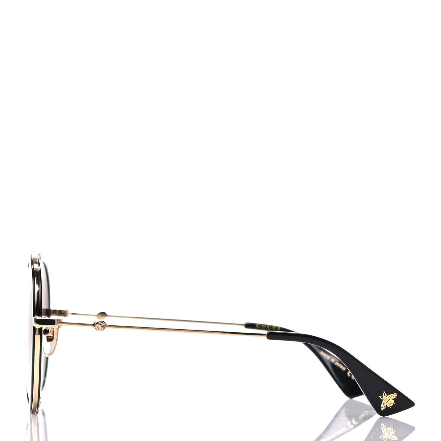 Metal Round Frame Sunglasses GG0061S Black