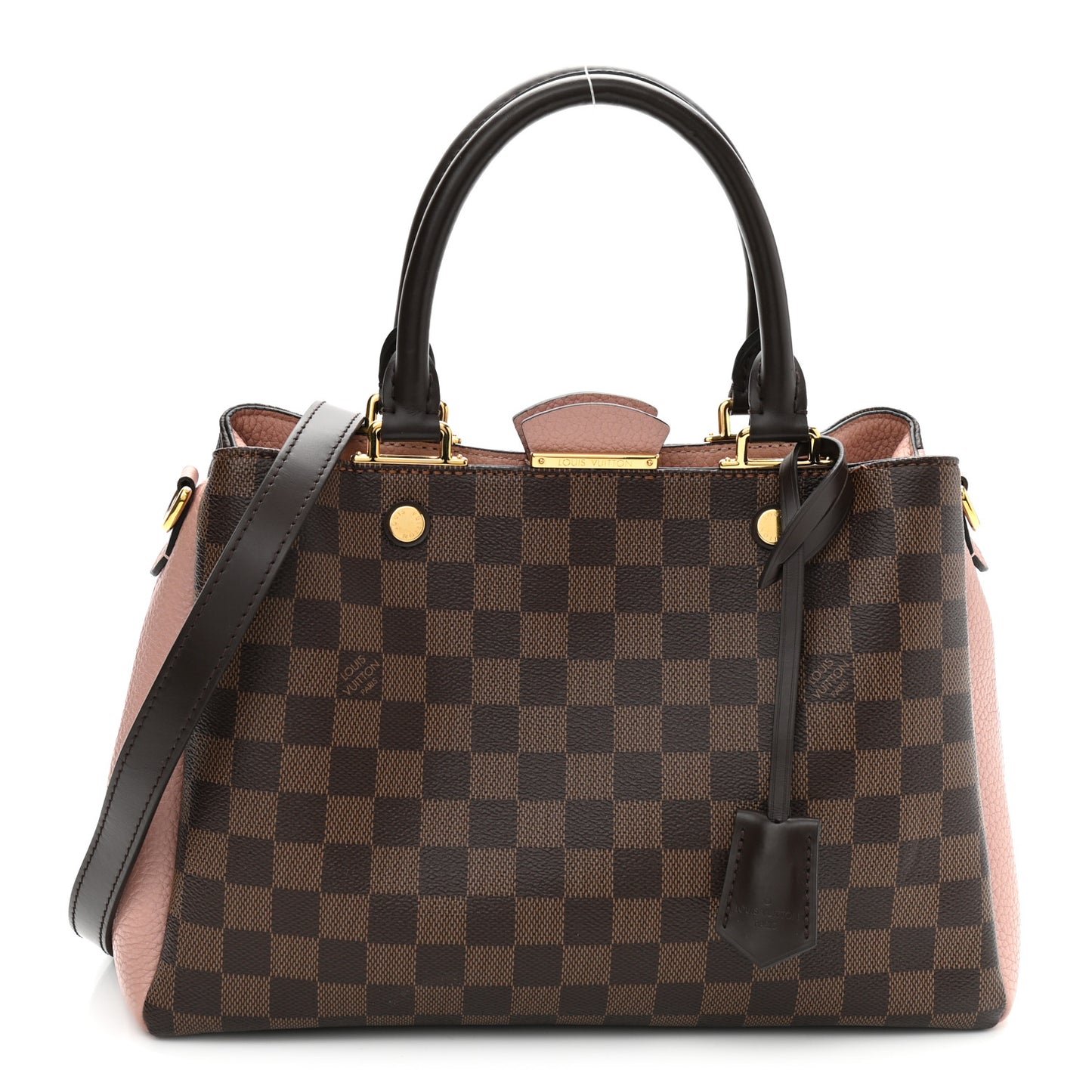 Damier Ebene Cuir Taurillon Brittany Magnolia