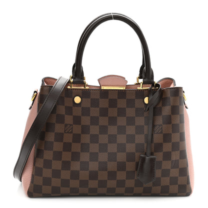 Louis Vuitton Damier Ebene Cuir Taurillon Brittany Magnolia 1 of 10