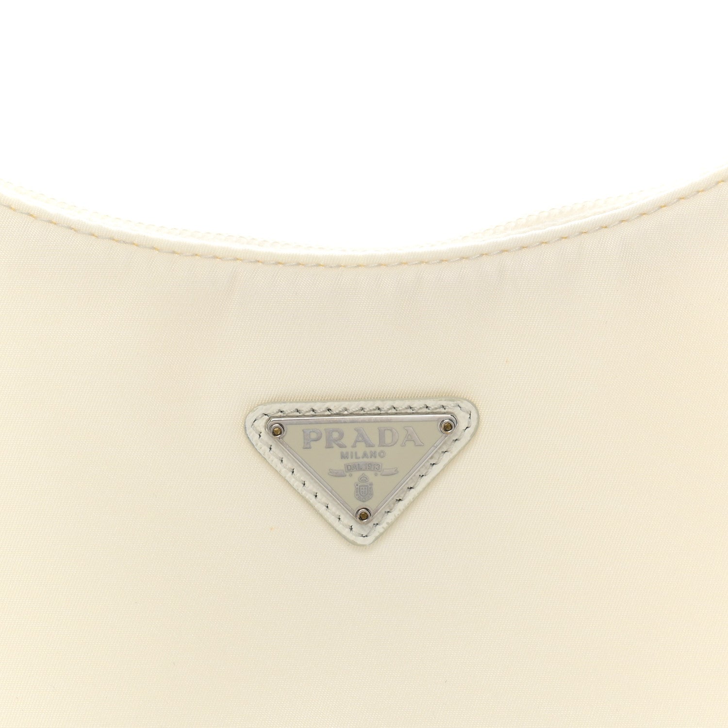Prada Tessuto Nylon Mini Re-Edition 2000 Bag White 8 of 10