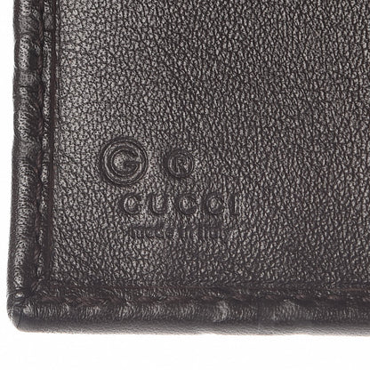 Gucci Guccissima Continental Flap Wallet Dark Brown 7 of 8