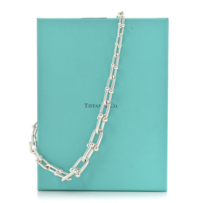 Tiffany Sterling Silver HardWear Graduated Link Necklace 5 of 5