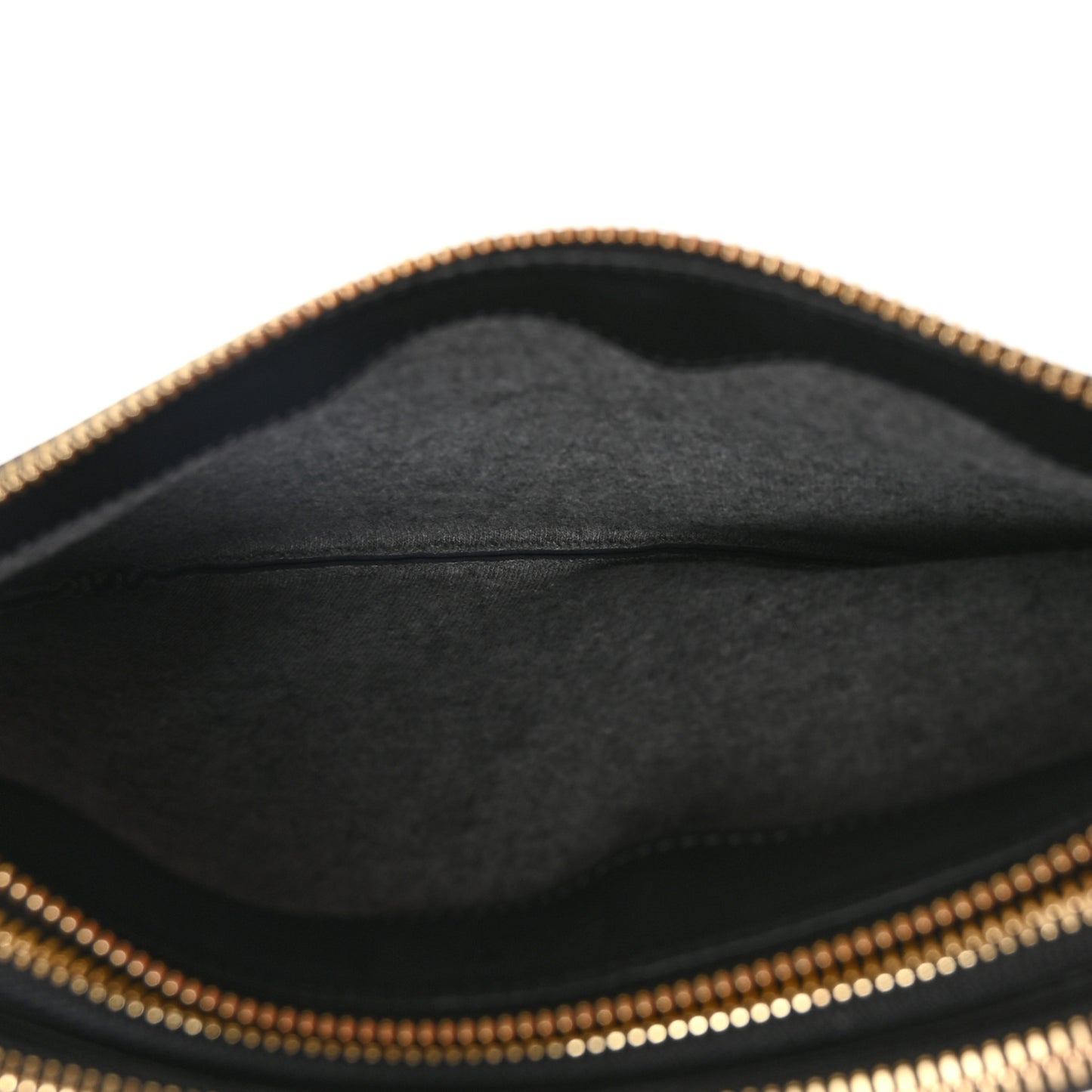 Lambskin Small Trio Crossbody Bag Black