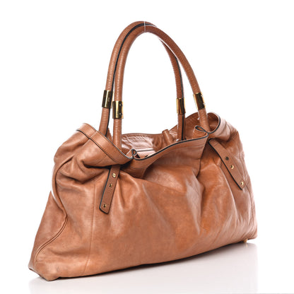 Chloe Deerskin Tote Brown 3 of 22