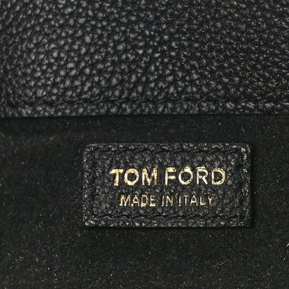 Tom Ford Grained Calfskin Mini TF East West Tote Black 6 of 8