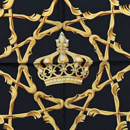 Hermes Silk Couronnes Crown Scarf 90 3 of 5