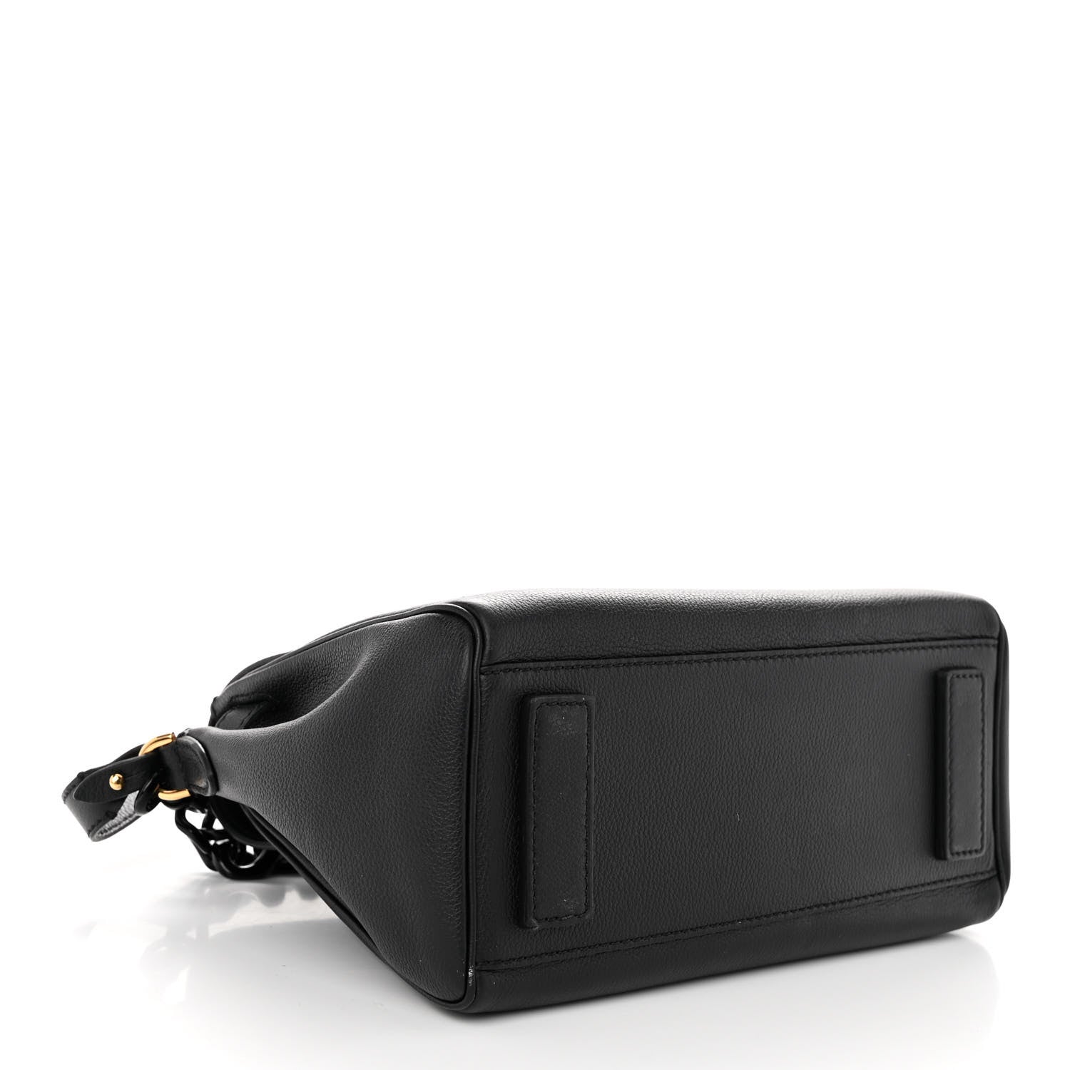 Versace Grained Calfskin La Medusa Top Handle Bag Black Lilac 4 of 10