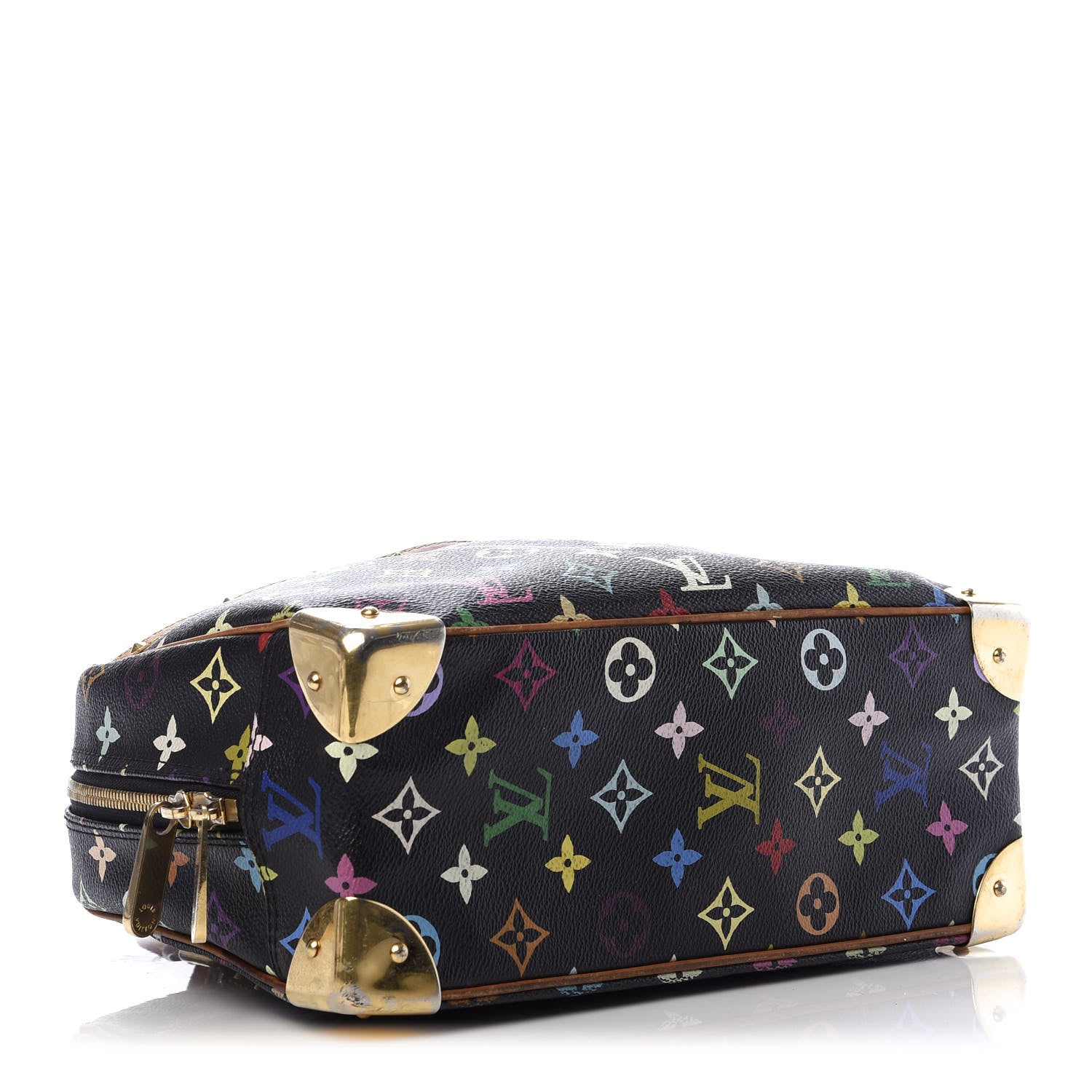 Louis Vuitton Monogram Multicolor Trouville Black 4 of 14