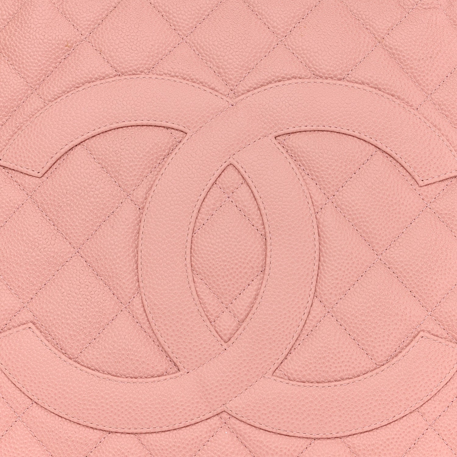 Chanel Caviar Quilted Medallion Tote Light Pink 8 of 10