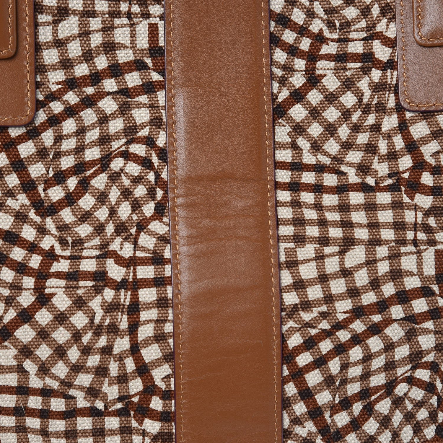 MCM Visetos Large Liz Reversible Shopper Tote Cognac 13 of 13