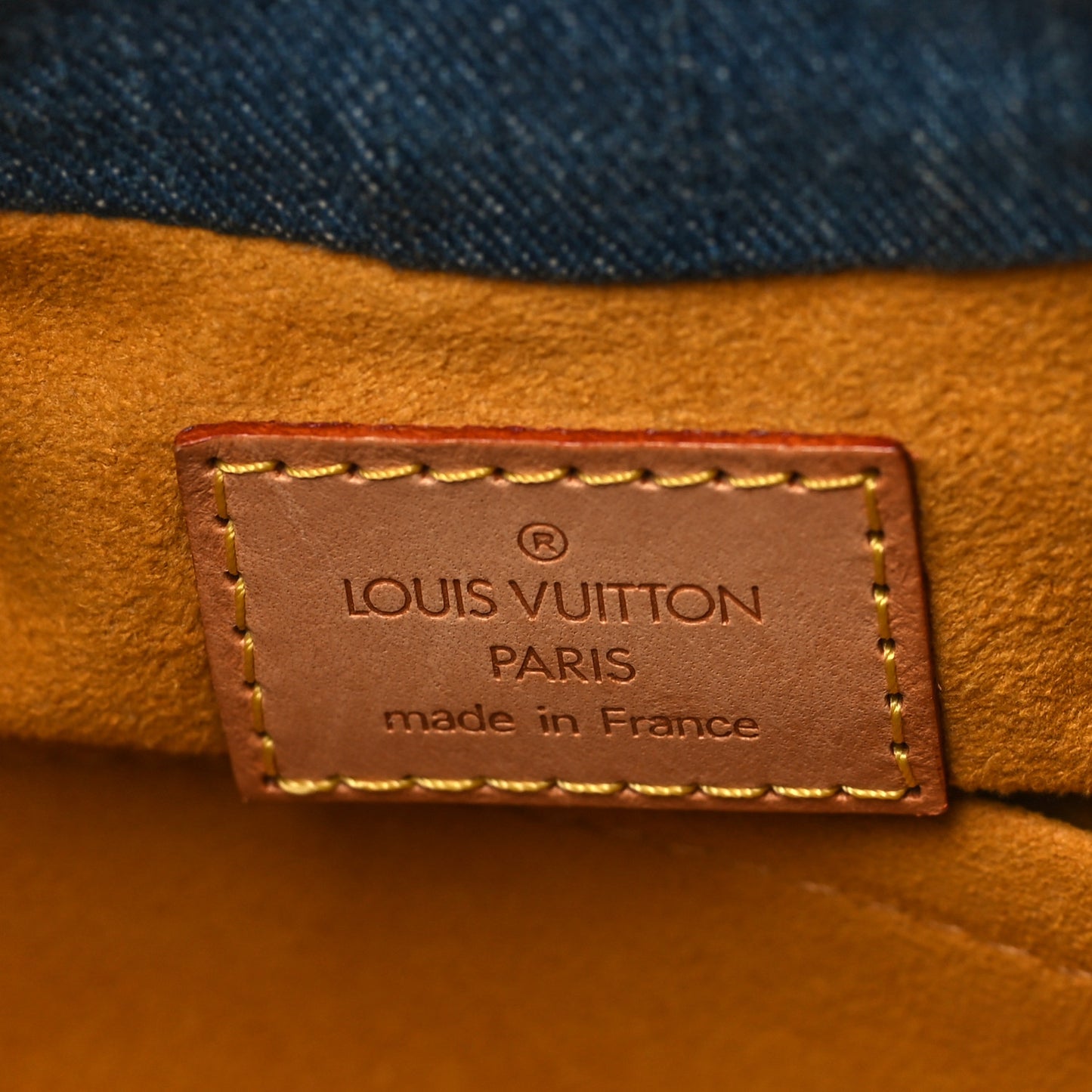 Monogram Denim Pleaty Blue