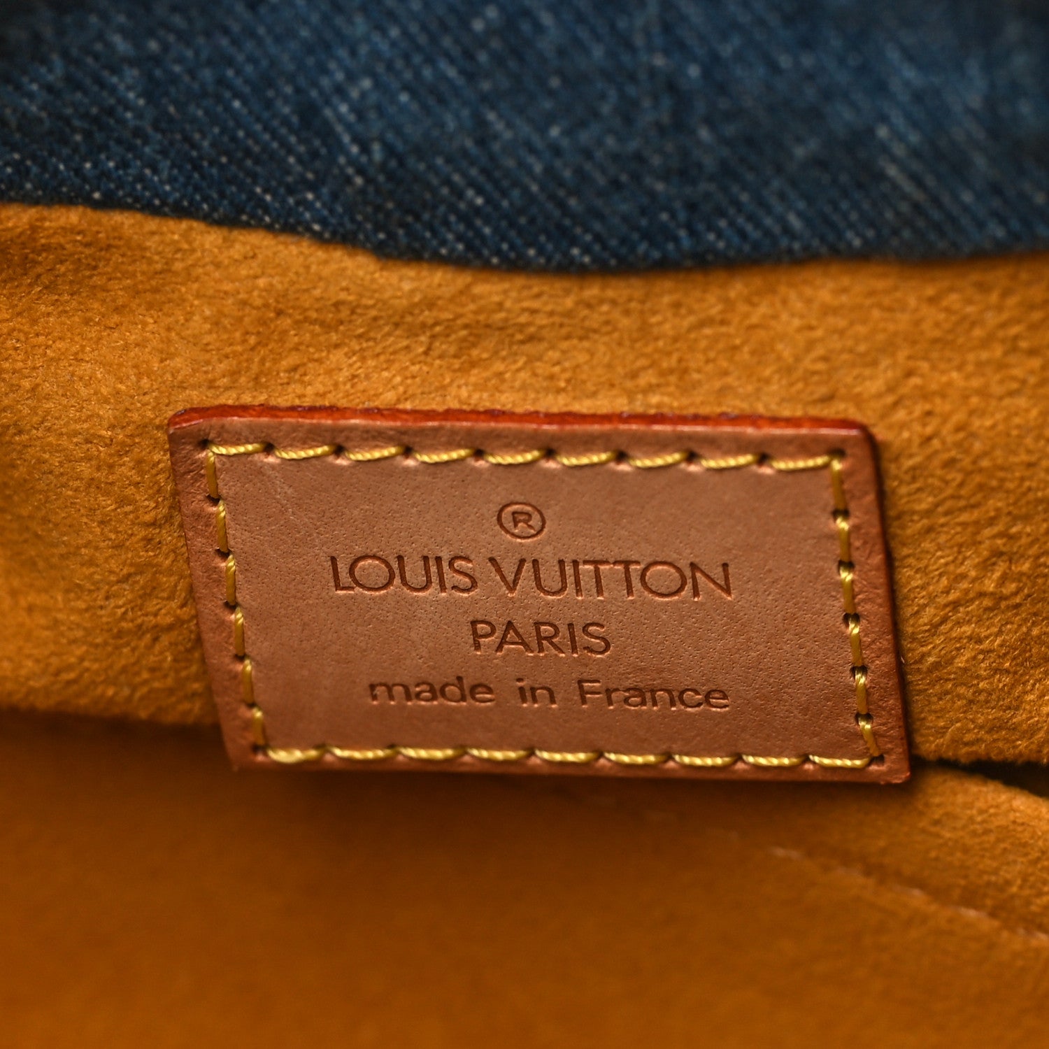 Louis Vuitton Monogram Denim Pleaty Blue 6 of 9