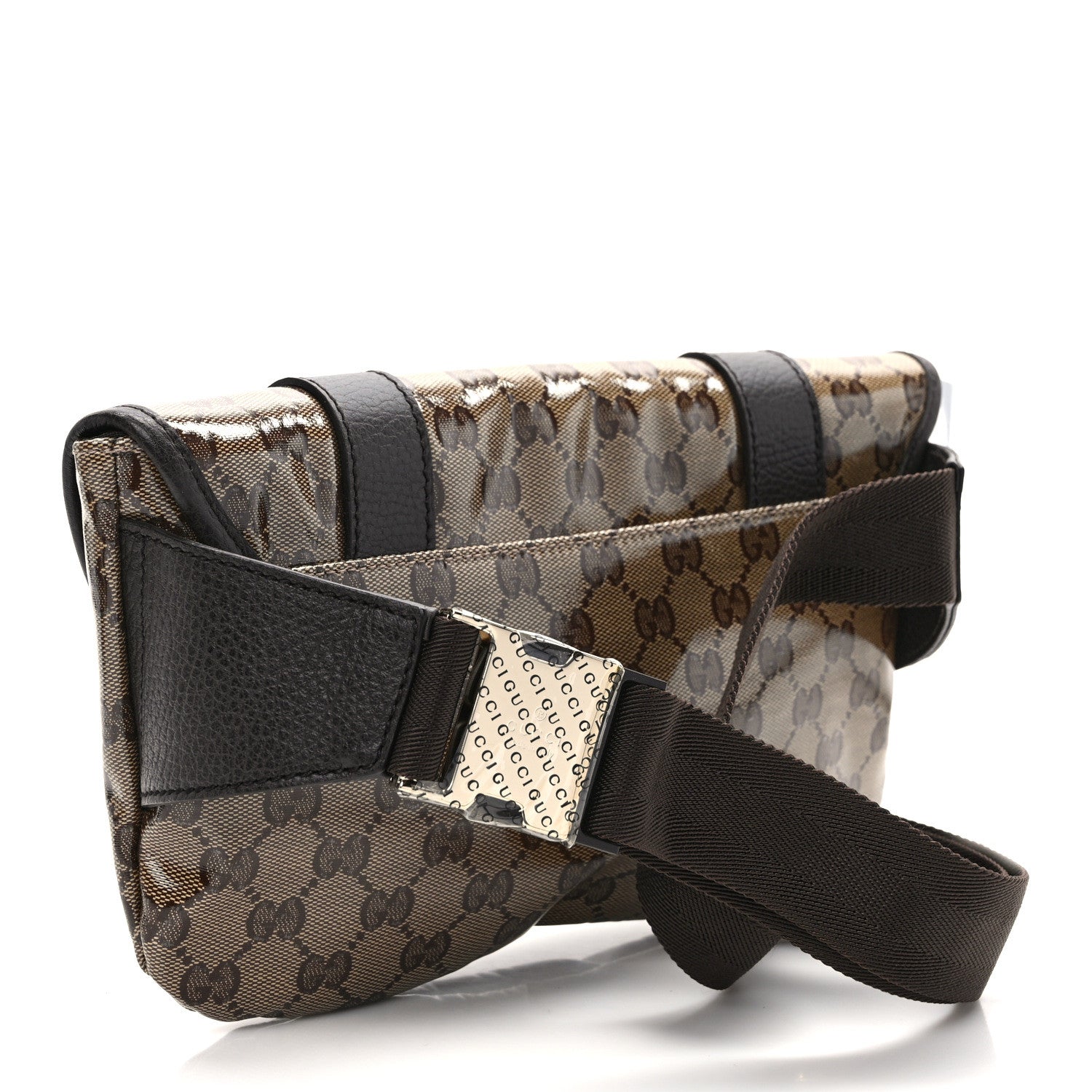 Gucci Crystal Monogram Waist Belt Bag Brown 3 of 10