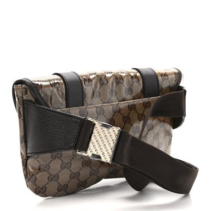 Gucci Crystal Monogram Waist Belt Bag Brown 3 of 10